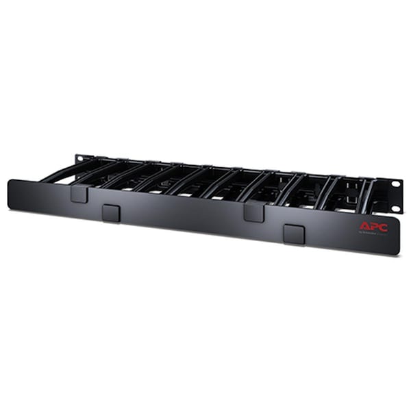 Virtual Schneider Electric Horizontal Cable Manager - 1U x 6 in. Deep - Single-Sided with Cover VI3536219 - main